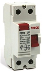 Ficha técnica e caractérísticas do produto Interruptor Diferencial IDR 2P 80A 30mA SDR280003 - STECK