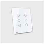Ficha técnica e caractérísticas do produto Interruptor Touch Screen com 6 Botões (4x4) com Função Paralelo - Branco - Livolo - LMS-VL-C506S-81