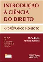 Ficha técnica e caractérísticas do produto Introdução à Ciência do Direito 33ª Edição
