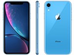 Ficha técnica e caractérísticas do produto IPhone XR Apple 128GB Azul 4G Tela 6,1” Retina - Câm. 12MP + Selfie 7MP IOS 12 Proc. Chip A12