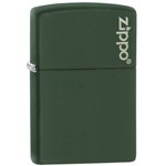 Ficha técnica e caractérísticas do produto Isqueiro Zippo Original Verde Fosco C/ Logo 221zl
