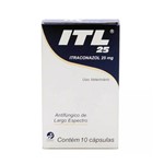 Ficha técnica e caractérísticas do produto ITL 25mg - 10 Cápsulas