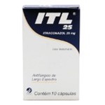 Ficha técnica e caractérísticas do produto ITL Antifungico 25MG - 10/comprimidos - Cepav