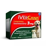 Ficha técnica e caractérísticas do produto Ivercanis 3mg 4 Comprimidos