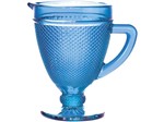 Ficha técnica e caractérísticas do produto Jarra de Vidro Azul 1L Bon Gourmet - Bico de Jaca
