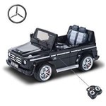 Ficha técnica e caractérísticas do produto Jipe Elétrico Infantil Mercedes Benz G 55 AMG Cor Preto com Controle Remoto
