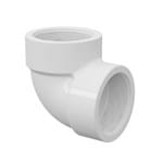 Ficha técnica e caractérísticas do produto Joelho 90° Branco PVC Roscável 20mm ou 1/2" Plastilit