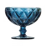 Ficha técnica e caractérísticas do produto Jogo 06 Taças Sobremesa Diamond Azul Lyor
