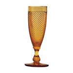 Ficha técnica e caractérísticas do produto Jogo 6 Taças de Champagne de Bico de Jaca Ambar 120ml