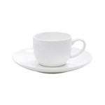 Ficha técnica e caractérísticas do produto Jogo 6 Xícaras para Café - com Pires - Nice Plain em Cerâmica - Wolff - 1035 - Dual