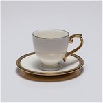 Ficha técnica e caractérísticas do produto Jogo 6 Xicaras para Café de Porcelana Paddy 90Ml Wolff - R25112