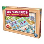 Ficha técnica e caractérísticas do produto Jogo Alfabeto 2 em 1 Dominó e Memória - Pais e Filhos