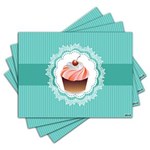 Ficha técnica e caractérísticas do produto Jogo Americano - Cupcake com 4 Peças - 716Jo