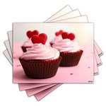 Ficha técnica e caractérísticas do produto Jogo Americano - Cupcakes com 4 Peças - 845Jo