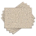 Ficha técnica e caractérísticas do produto Jogo Americano - Labirinto com 4 Peças - X086Jo