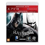 Ficha técnica e caractérísticas do produto Jogo Batman: Arkham Asylum + Batman: Arkham City - PS3