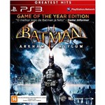 Ficha técnica e caractérísticas do produto Jogo Batman: ARKHAM ASYLUM - PS3 - Warner