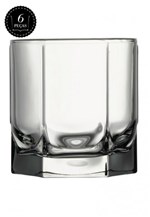 Ficha técnica e caractérísticas do produto Jogo C/6 Copos de Vidro Whisky 5 Faces 280ml Original Line