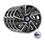 Jogo Calota Aro 14 Esportiva Ds4 Ford Fiesta