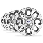 Ficha técnica e caractérísticas do produto Jogo Calota Aro 14 Novo Ka Sedan 2015 Emblema Ford