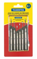 Ficha técnica e caractérísticas do produto Jogo Chave Precisao 6pcs Tramontina (41905306)
