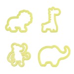 Ficha técnica e caractérísticas do produto Jogo Cortadores de Pasta Americana e Biscuit Blue Star Animais I com 4 Peças