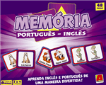 Ficha técnica e caractérísticas do produto Jogo da Memória Português / Inglês
