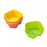Ficha técnica e caractérísticas do produto Jogo de 6 Formas Coloridas para Cupcake - Lyor