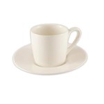 Ficha técnica e caractérísticas do produto Jogo de 6 Xícaras 6 Pires Café Cafézinho Porcelana Branco