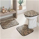 Ficha técnica e caractérísticas do produto Jogo de Banheiro Safari 3 Peças Leopardo