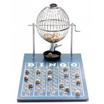 Ficha técnica e caractérísticas do produto Jogo de Bingo 75 Bolas Médio Nº2 com 300 Cartelas IZ