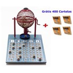 Ficha técnica e caractérísticas do produto Jogo de Bingo 75 Bolas Pequeno Nº1 com 400 Cartelas IV