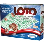 Ficha técnica e caractérísticas do produto Jogo de Bingo Loto 48 Cartelas C/PEDRA Madei