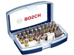 Ficha técnica e caractérísticas do produto Jogo de Bits Bosch 1/4” 2607017359 - 32 Peças