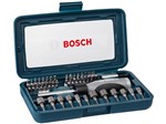 Ficha técnica e caractérísticas do produto Jogo de Bits Bosch 1/4” 2607017399 - 46 Peças