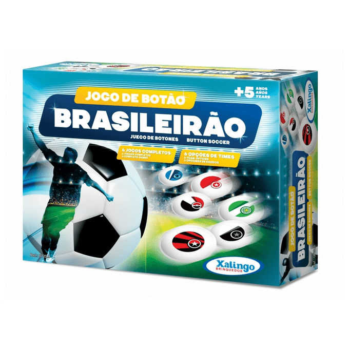 Ficha técnica e caractérísticas do produto Jogo de Botão Brasileirão Xalingo - XALINGO
