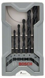Ficha técnica e caractérísticas do produto Jogo de Broca para Metal HSS-R 7 Peças - 2 607 017 036 - Bosch