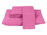 Ficha técnica e caractérísticas do produto Jogo de Lençol Montreal Casal Queen 4 Peças 150 Fios Pink - Vilela Enxovais