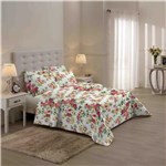 Ficha técnica e caractérísticas do produto Jogo de Cama Casal Camesa Rose Garden Microfibra com 4 Peças - Estampado