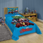 Ficha técnica e caractérísticas do produto Jogo De Cama Infantil Lepper Avengers 2 Peças Azul