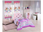 Jogo de Cama/Lençol Infantil Santista - Disney Light Sofia Heart 3 Peças