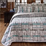 Ficha técnica e caractérísticas do produto Jogo de Cama Solteiro 260x240cm Home Design 200 Fios - Geometric 100% Algodão 186 Marrom - Corttex Casa