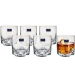 Ficha técnica e caractérísticas do produto Jogo de Copos 06 Peças para Whisky de Cristal Trio 410ml Bohemia