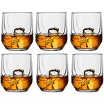 Ficha técnica e caractérísticas do produto Jogo de Copos 320ml de Whisky Elite com 6 Peças - UD Brasil