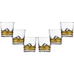 Ficha técnica e caractérísticas do produto Jogo de Copos 315ml de Whisky Elegance com 6 Peças - UD Brasil