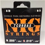 Ficha técnica e caractérísticas do produto Jogo de Cordas Nig Guitarra 7 Cordas .010 .056 N71
