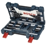 Ficha técnica e caractérísticas do produto Jogo de ferramentas para furar e parafusar com 91 peças V-Line - Bosch