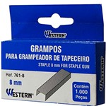 Ficha técnica e caractérísticas do produto Jogo de Grampos 8mm para Grampeador de Tapeceiro 761-8 Western