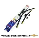 Ficha técnica e caractérísticas do produto Jogo de Palhetas Dianteiras do Limpador 1 Par Acdelco Slim Ultravision 19314835 Cobalt