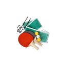 Ficha técnica e caractérísticas do produto Jogo de Ping Pong com 2 Raquetes 3 Bolas Rede Suporte